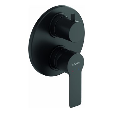 Duravit DC5210008046 - D-CODE Unterputz-Duscharmatur, matt schwarz