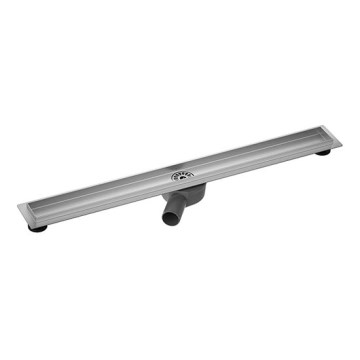 Duschrinne 94x8,1 cm silber/grau
