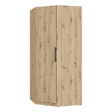 Eck-Kleiderschrank MARO 94 x 213 cm, Eiche Artisan