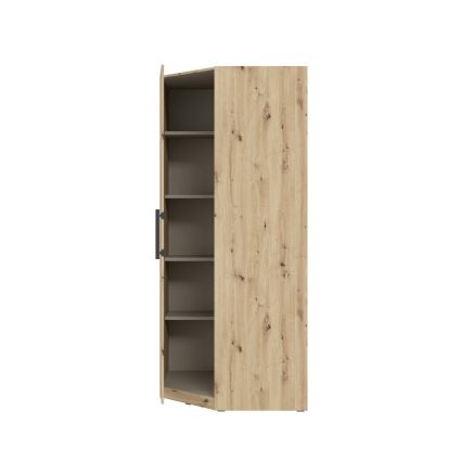 Eck-Kleiderschrank MARO 94 x 213 cm, Eiche Artisan