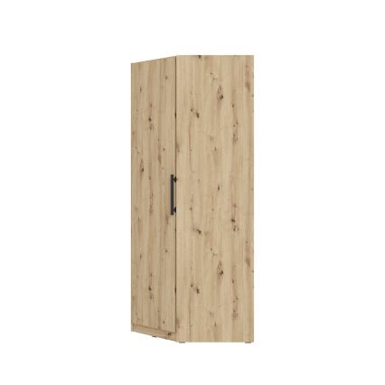 Eck-Kleiderschrank MARO 94 x 213 cm, Eiche Artisan