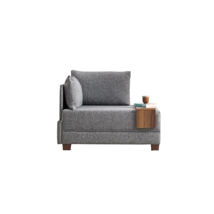 Eck-Sessel TULA, grau, links