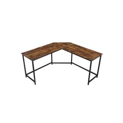 Eckschreibtisch SOLEA Braun/Schwarz