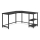 Eckschreibtisch SOLEA, schwarz