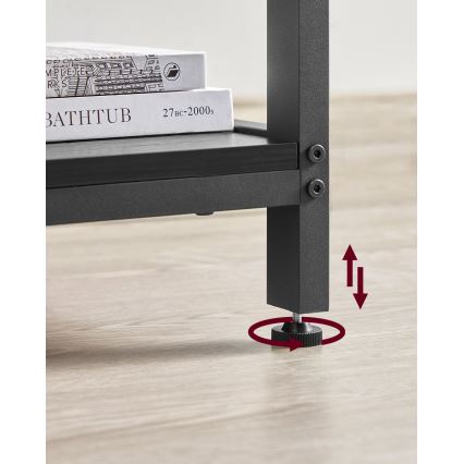 Eckschreibtisch SOLEA, schwarz