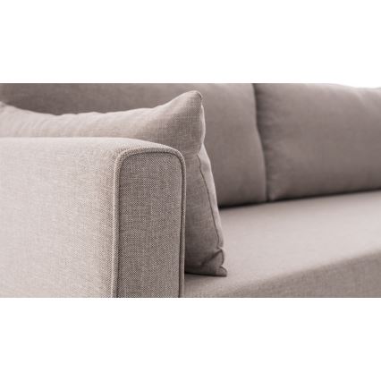 Ecksofa KORFU in L‑Form, cremefarben, rechts