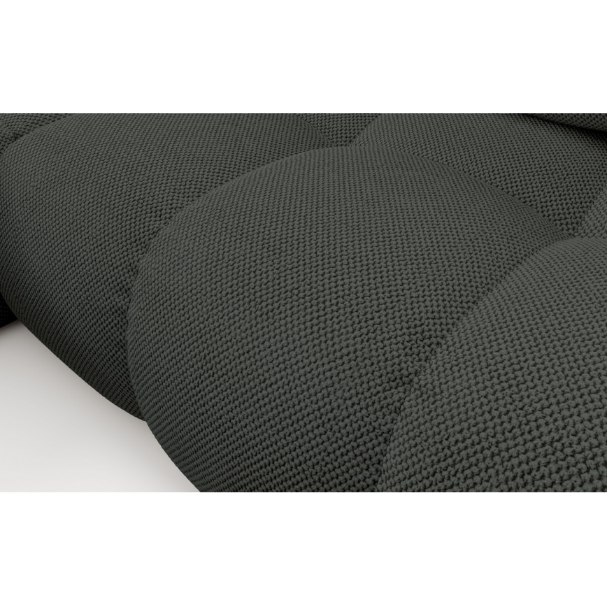 Ecksofa ALMADA mit Schlaffunktion und Stauraum in L-Form, links, Anthrazit