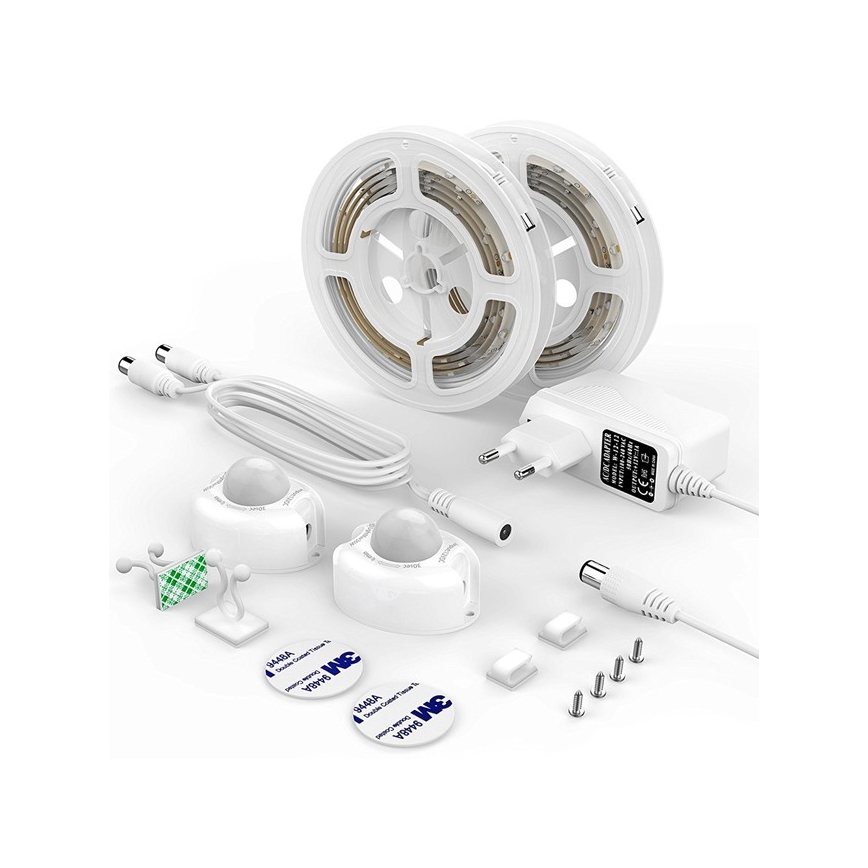 SET 2x LED-Leiste mit einem Sensor 1,2 m LED/3,6W/230V