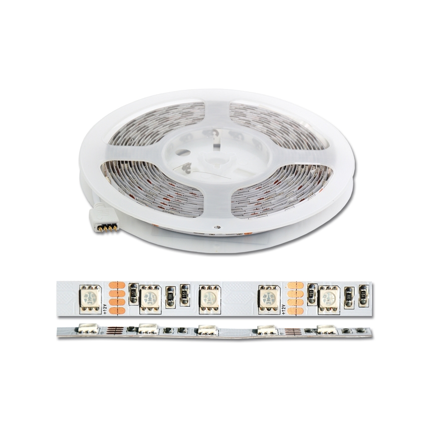 LED-RGB-Streifen 5 m LED/72W/230V + Fernsteuerung