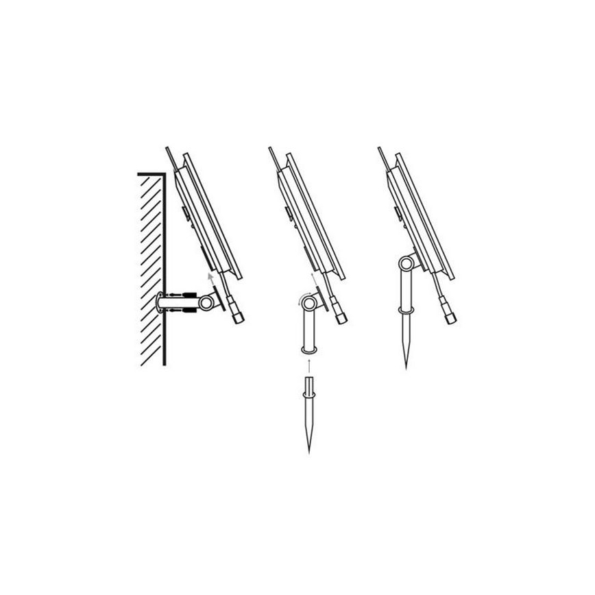 LED-Solarstreifen 3,7V 2400 mAh 5 m IP65