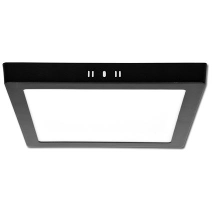 LED-Deckenleuchte RAFA LED/25W/230V 3000/4000/6000K 30x30 cm Schwarz