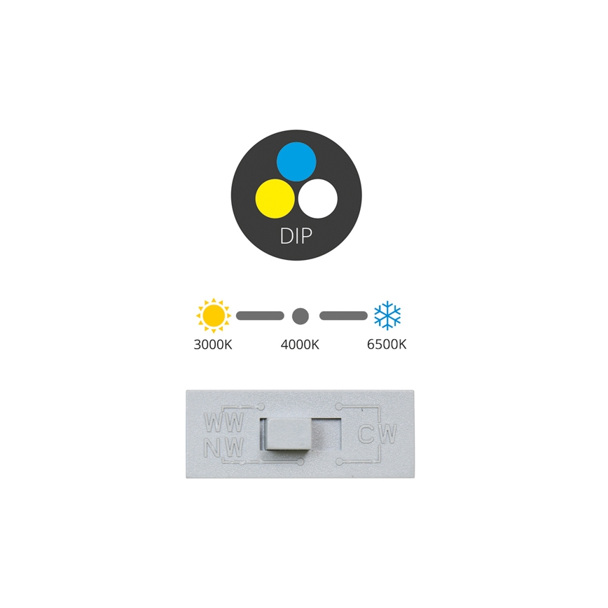 LED-Einbauleuchte TINA LED/24W/230V 3000/4000/6500K d 17,5 cm weiß