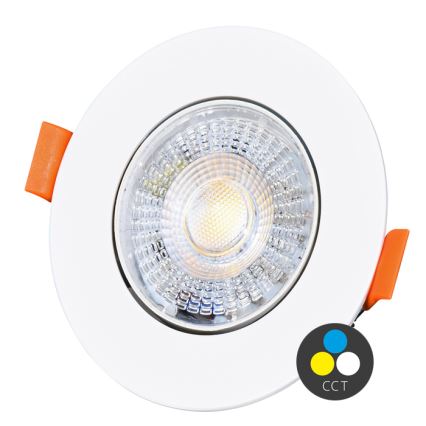 Dimmbare LED-Einbauleuchte ZITA LED/3/5/7W/230V 3000/4000/6000K d 9 cm weiß