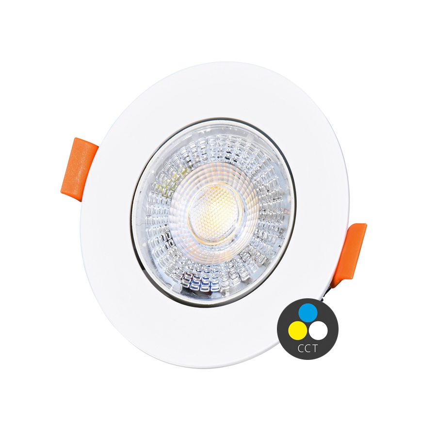 Dimmbare LED-Einbauleuchte ZITA LED/3/5/7W/230V 3000/4000/6000K d 9 cm weiß