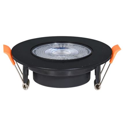 Dimmbare LED-Einbauleuchte ZITA LED/3/5/7W/230V 3000/4000/6000K d 9 cm schwarz