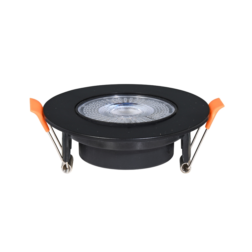 Dimmbare LED-Einbauleuchte ZITA LED/3/5/7W/230V 3000/4000/6000K d 9 cm schwarz