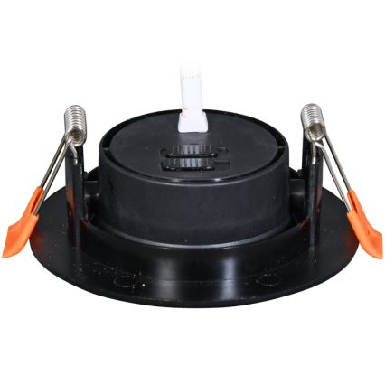 Dimmbare LED-Einbauleuchte ZITA LED/3/5/7W/230V 3000/4000/6000K d 9 cm schwarz