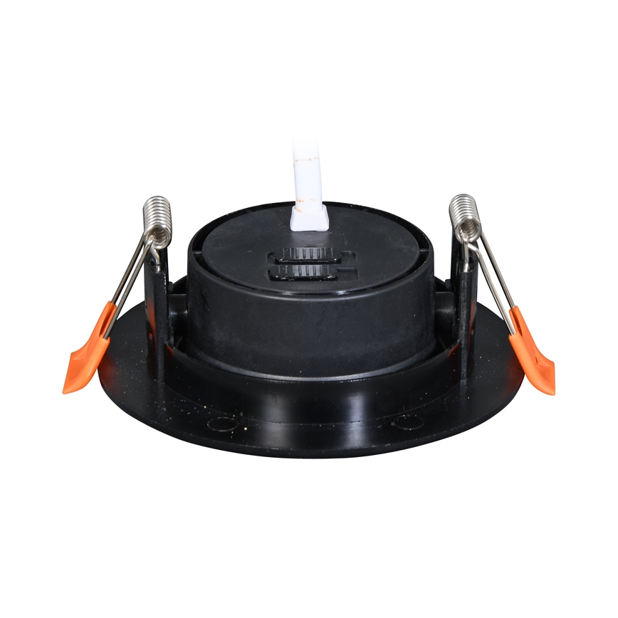 Dimmbare LED-Einbauleuchte ZITA LED/3/5/7W/230V 3000/4000/6000K d 9 cm schwarz