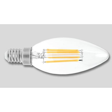 LED-Glühbirne RETRO C37 E14/2W/230V 3000K 320lm