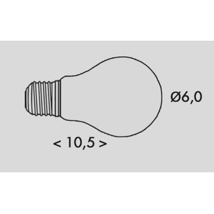 LED-Glühbirne RETRO A60 E27/4W/230V 3000K 840lm