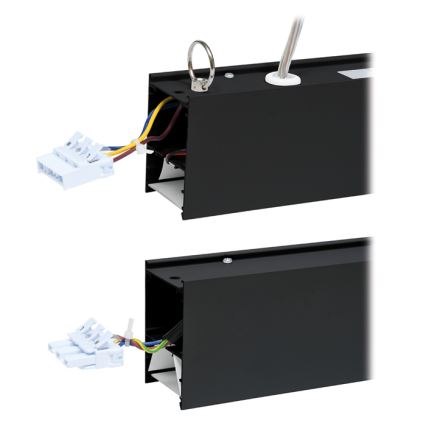 LED-Deckenleuchte DONAR LED/28W/230V 4000K 120 cm schwarz