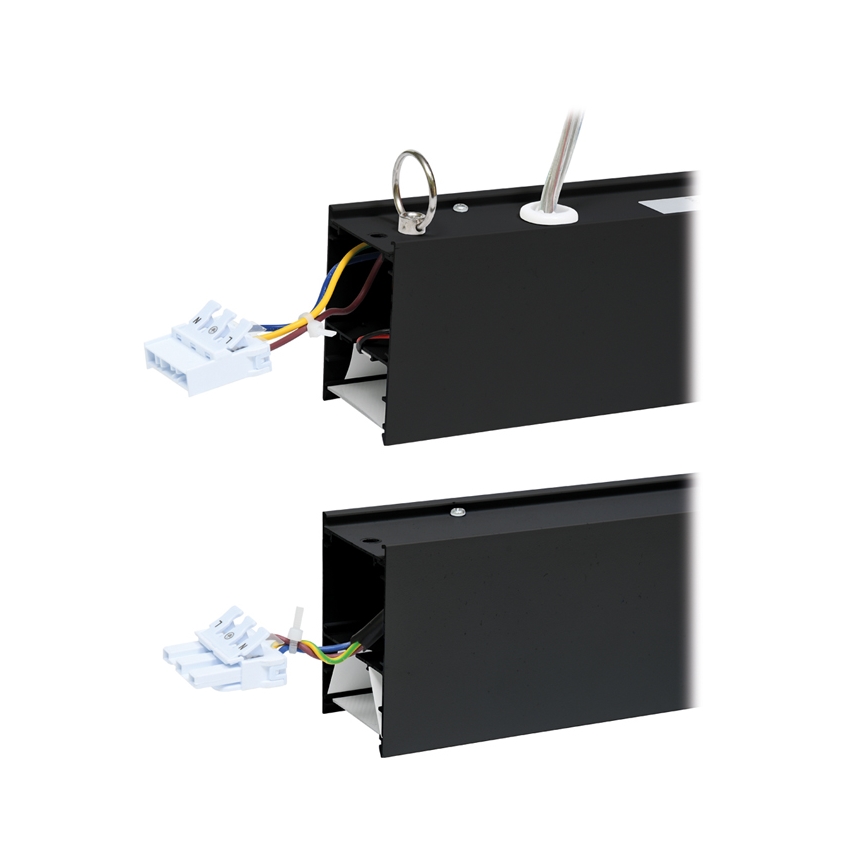 LED-Deckenleuchte DONAR LED/28W/230V 4000K 120 cm schwarz