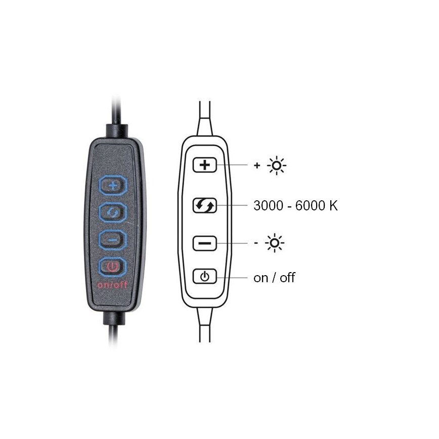 Dimmbare LED-Tischleuchte PRIM LED/10W/230V 3000-6000K weiß