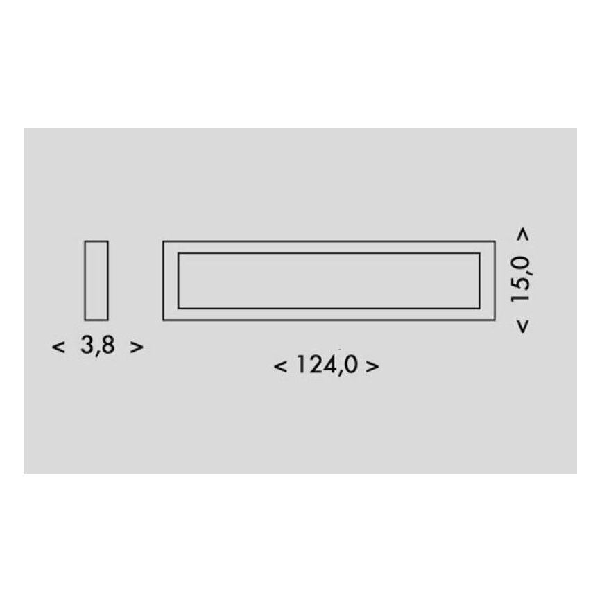 LED-Deckenleuchte PILO LED/36W/230V 4100K 124 cm weiß
