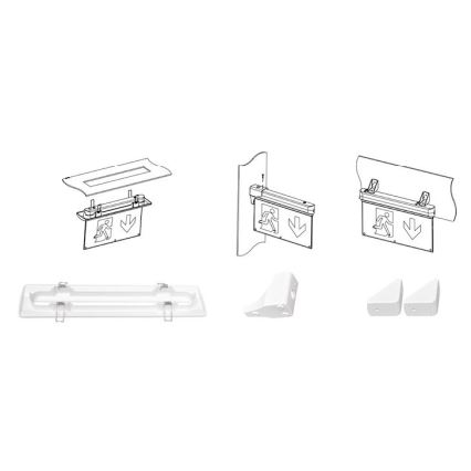 LED-Notleuchte ALPHA LED/2,7W/230V 6000K 800mAh