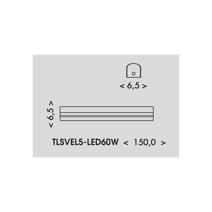 LED-Leuchtstofflampe VELO LED/36/48/60W/230V 3000/4000/6000K 150 cm weiß