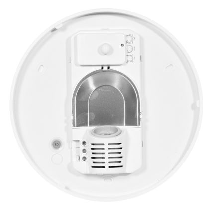 Outdoor-Deckenleuchte mit Sensor HECTOR 1xE27/60W/230V d 30 cm IP44 opal weiß