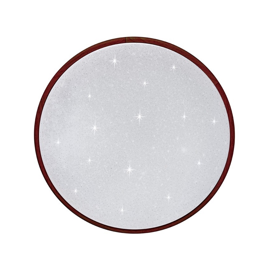 LED Dimmbares Deckenleuchte LENA LED/24W/230V 3000-6500K Eiche + Fernbedienung