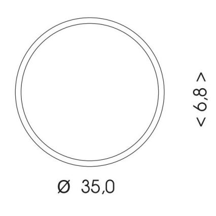 LED-Deckenleuchte für Außenbereiche mit Sensor MARTIN LED/25W/230V 3000/4000K d 35 cm IP65 weiß