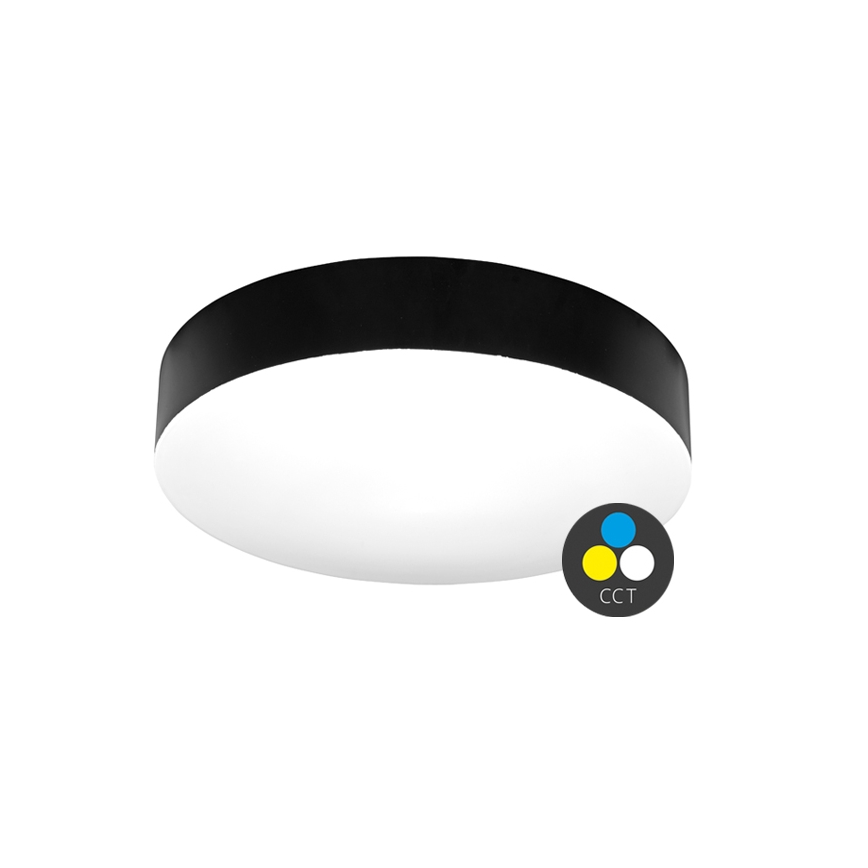 LED-Deckenleuchte für Badezimmer MAKARON LED/24W/230V 3000/4000/6000K d 30 cm IP44 schwarz