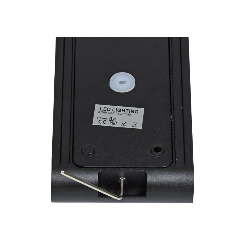 LED-Wandleuchte für Außenbereiche BRICK 2xLED/6W/230V 3000/4000/6500K IP65 schwarz