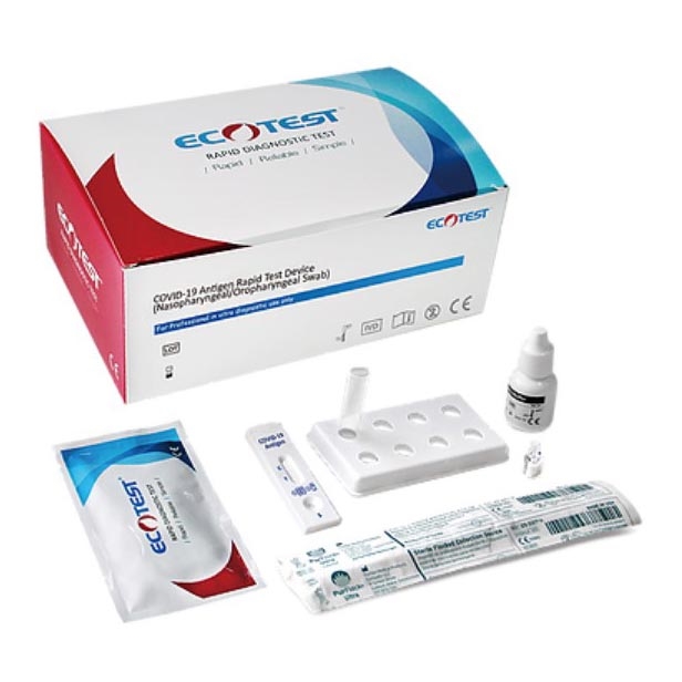 ECOTEST RAPID - Antigen-Schnelltest COVID-19, Packung 20 St.