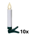 Eglo - 10er-Set LED-Beleuchtung für den Weihnachtsbaum LED/0,06 W/1x AAA