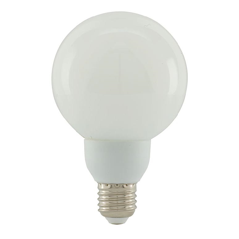 EGLO 12159 - Energiesparlampe GLOBE 1xE27/15W weiss