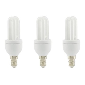Eglo 12465 - Set 3 Stück Energiesparlampe E14/5W/230