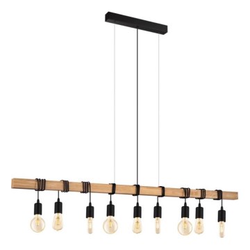 Eglo 182429 - Pendelleuchte TOWNSHEND an Kabel 9xE27/60W/230V