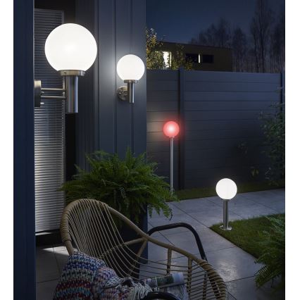 Eglo 18636 - LED RGB Dimmbare Außenlampe NISIA 1xE27/6W/230V IP44