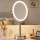Eglo 201598 - Kosmetikspiegel mit LED-Beleuchtung LED/4W/4xAA IP65 glänzender Chrom
