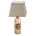 Eglo 202113 - Tischlampe MOJADA 1xE27/40W/230V braun