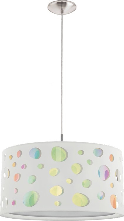 Eglo 202528 - Kinder-Hängeleuchte MONEDA mit Kabel 1xE27/60W/230V