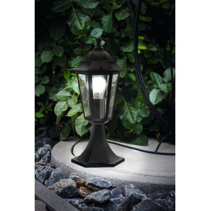 Eglo - Außenlampe 1xE27/60W schwarz IP44