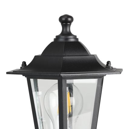 Eglo - Außenlampe 1xE27/60W schwarz IP44