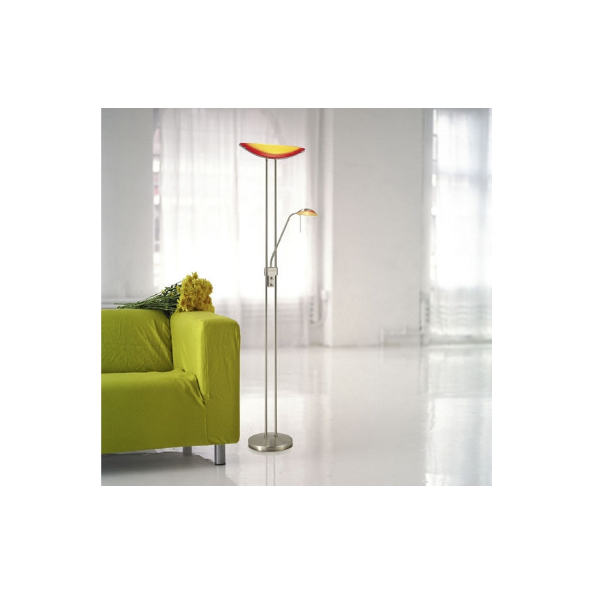 EGLO 27722 - Stmívatelná stojací lampa BAYA 1xR7s/230W+1xG9/33W