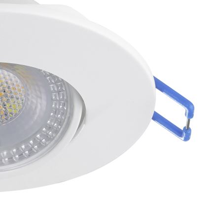 Eglo - SET 5x LED Einbauleuchte LED/4,9W/230V 2700/4000/6500K Ø 9 cm weiß