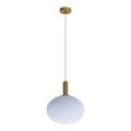 Eglo 300499 - Hängeleuchte mit Kabelaufhängung ERCALTO 1xE27/25W/230V goldfarben