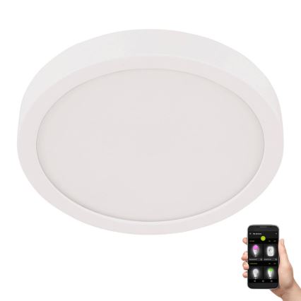 Eglo - LED Badezimmer-Deckenleuchte LED/20,5W/230V IP44 weiß Ø 28,5 cm